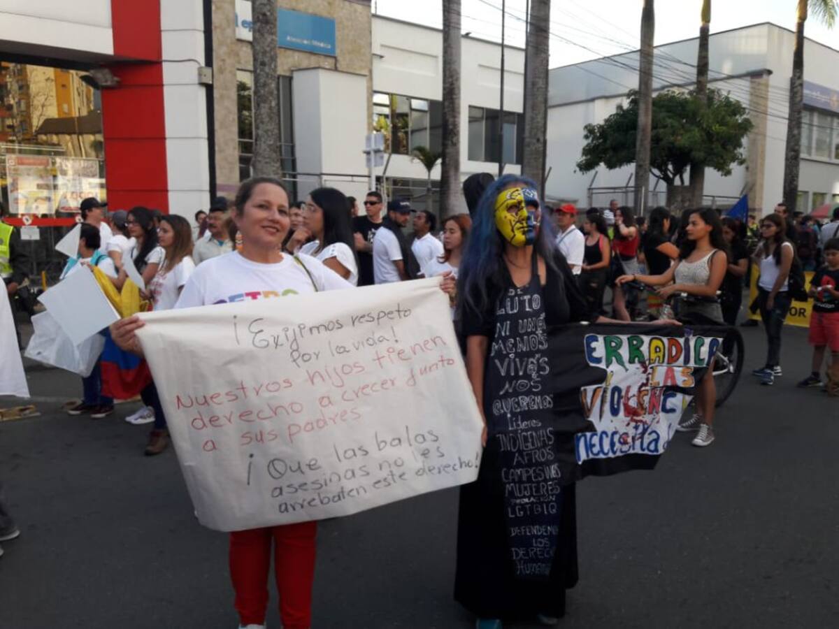 El arte de luto por el asesinato de líderes sociales