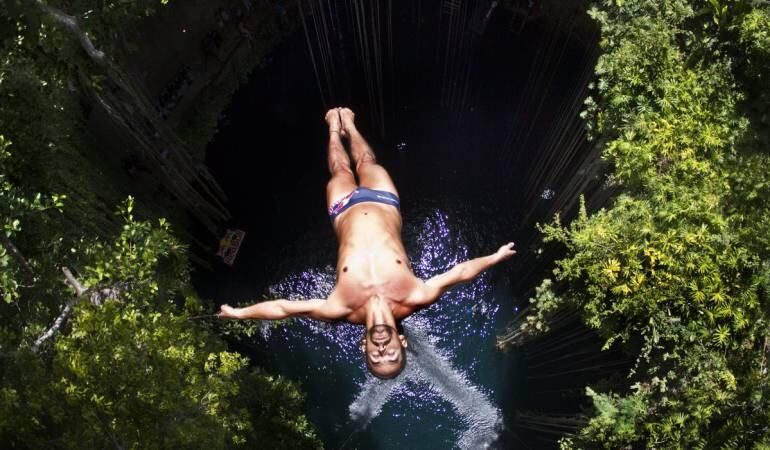 "Saltar" le da una gran sensación que la tiene desde niño.