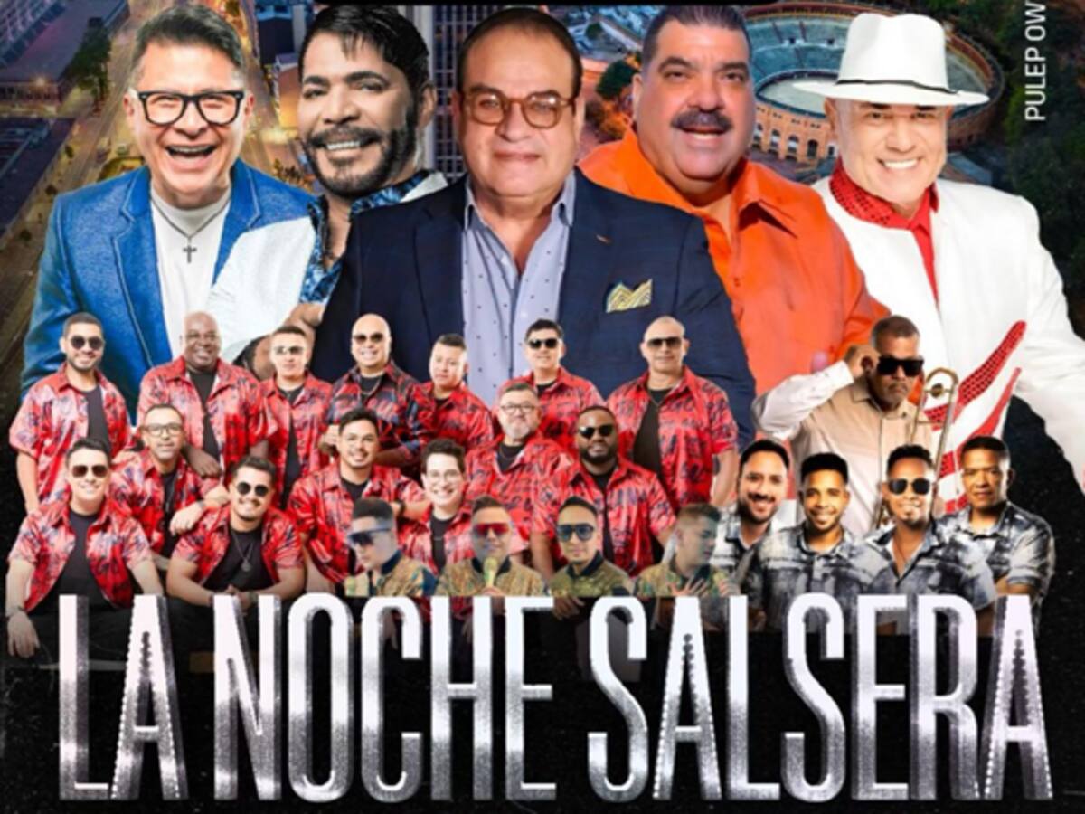 ¡VÍVELA! LA NOCHE SALSERA llega a Bogotá con Artistas Puertorriqueños y Colombianos