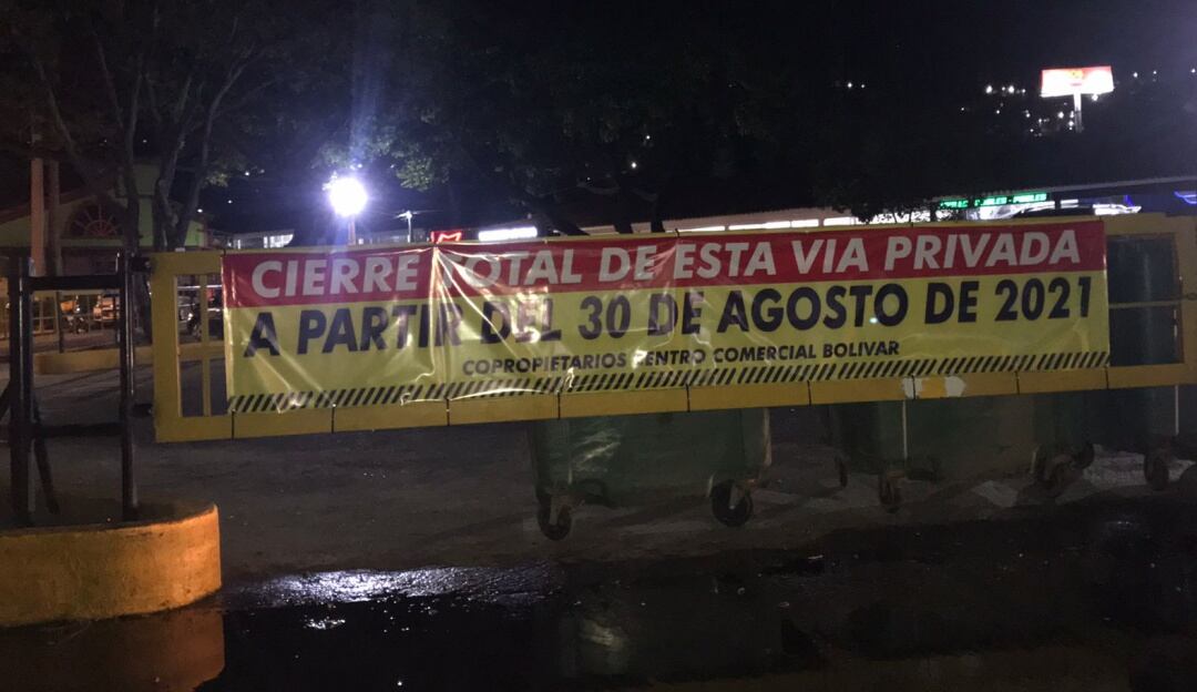 Cierre de vía en Cúcuta