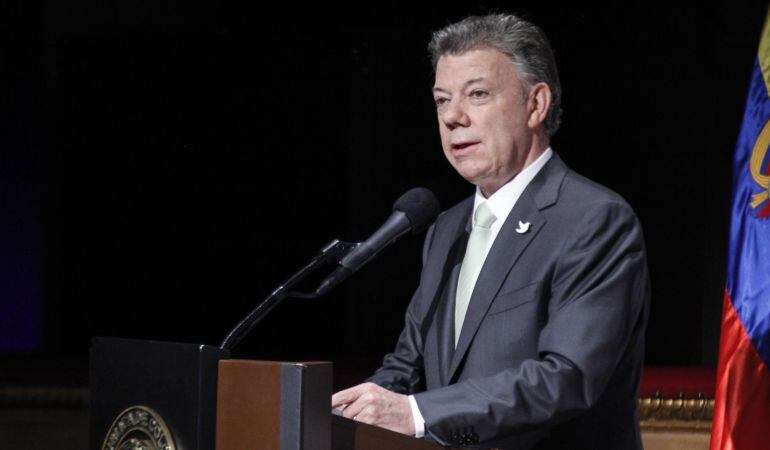 El presidente Juan Manuel Santos.