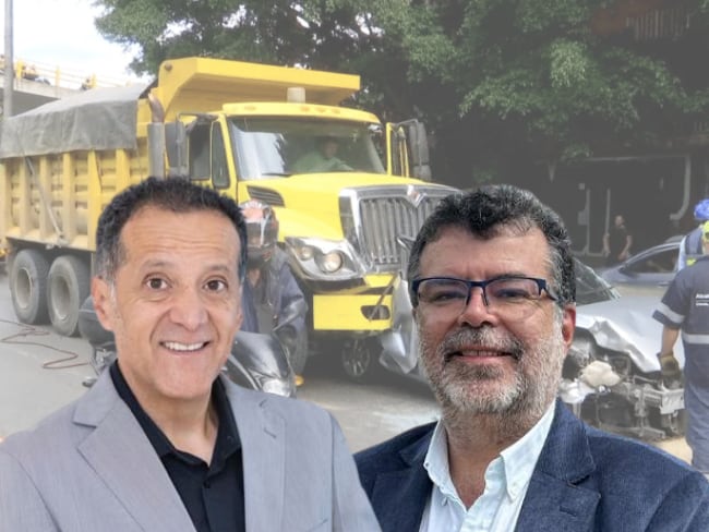 Ricardo Montezuma, Dario Hidalgo, accidente Medellín (Fotos: Tomadas de redes sociales).