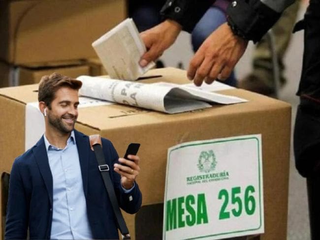 Puesto de votación en el exterior Foto: Registraduría Nacional y Getty Images