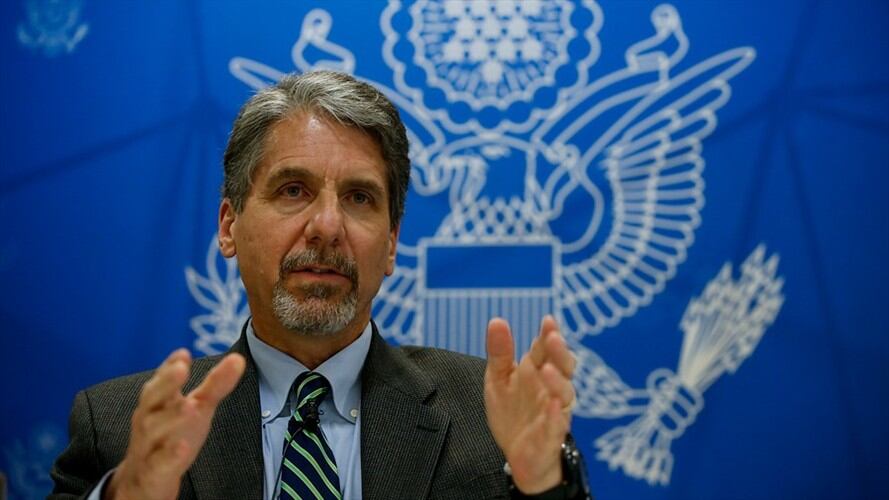 Kevin Whitaker, embajador de los Estados Unidos en Colombia. Foto: Colprensa