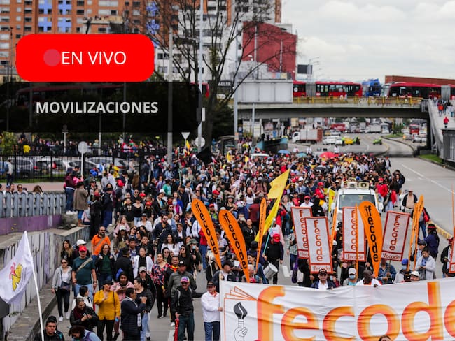 Nueva jornada de movilizaciones Bogotá - Colprensa