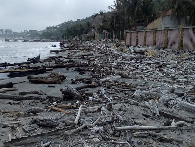 Más de 1.200 toneladas de basura recogen en las playas de Puerto Colombia