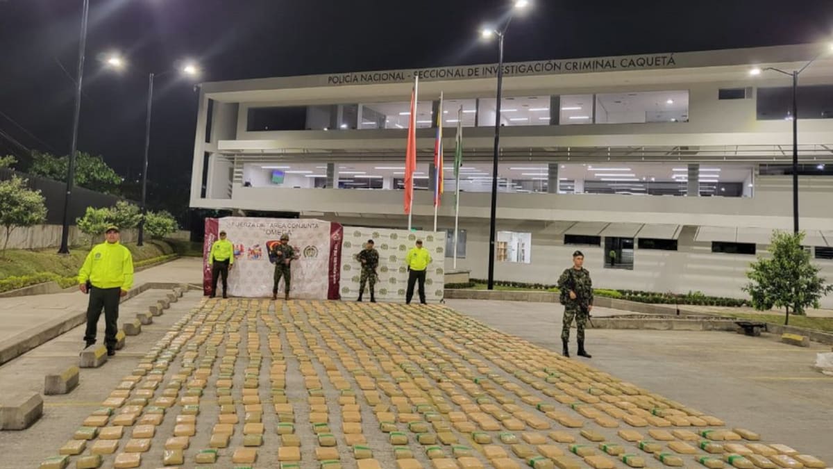 Alcaloide incautado en Caquetá tenía como destino el sur del continente