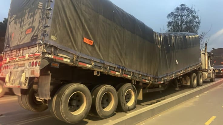 🔴EN VIVO Bogotá: Trancón en Autopista Norte por tractocamión y bloqueos complican la movilidad HOY