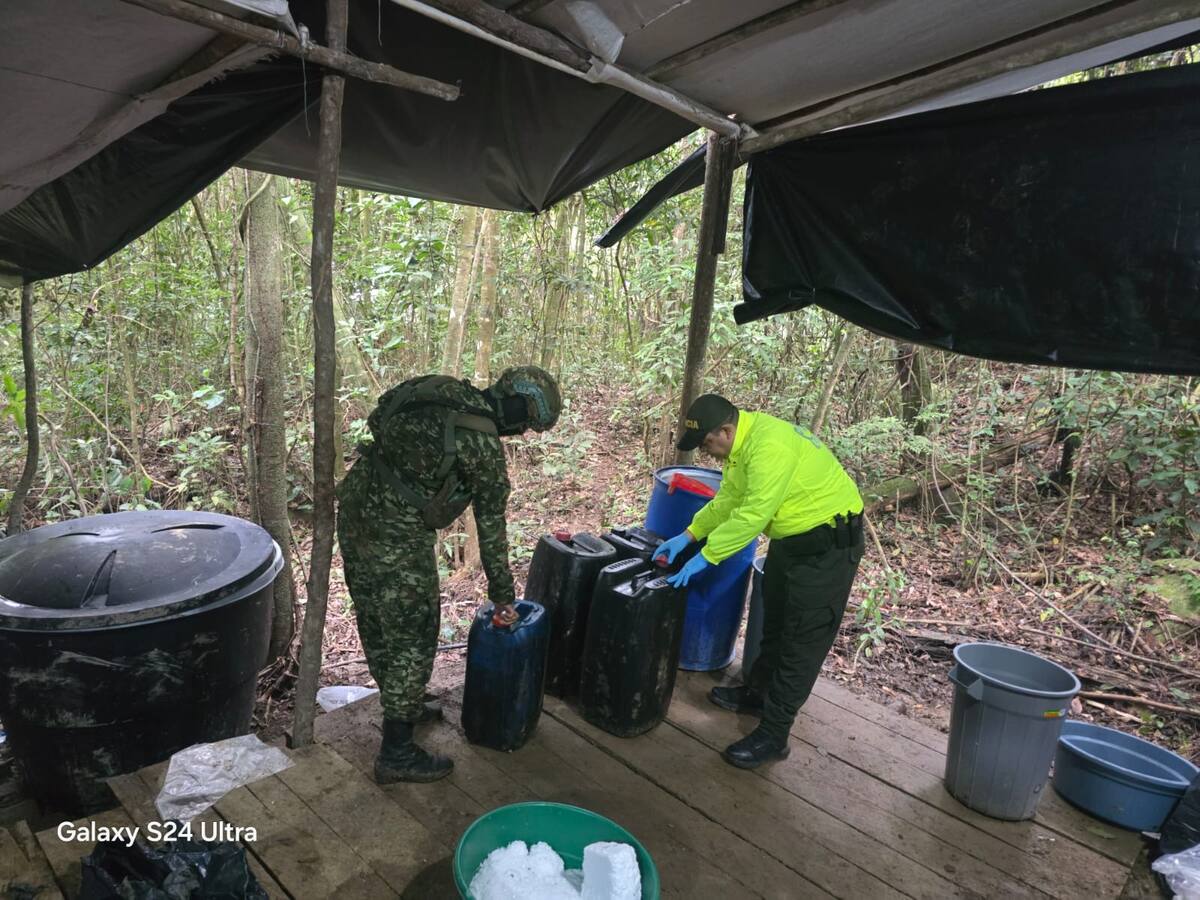 Autoridades incautaron media tonelada de clorhidrato de coca del ELN en San Cayetano