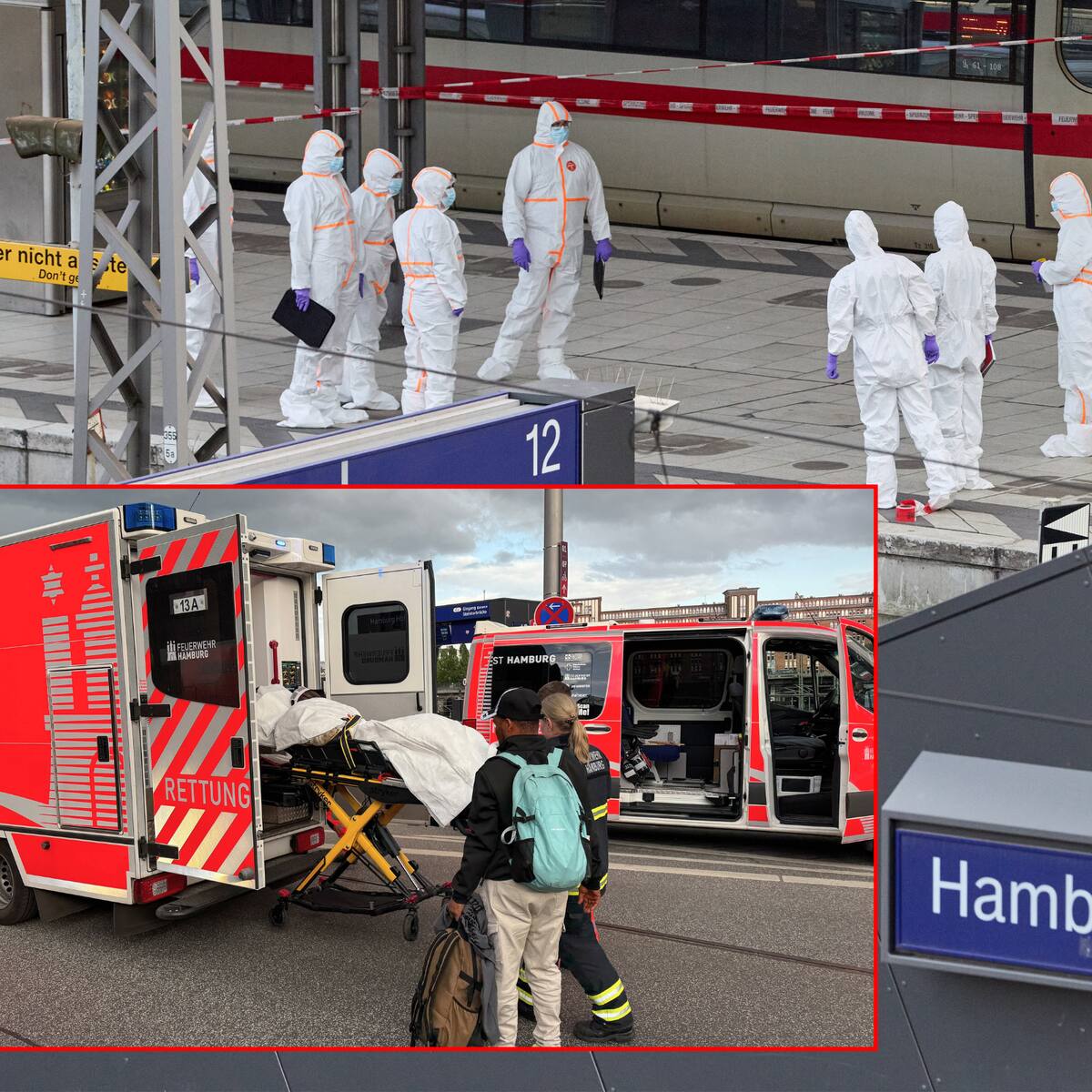 Hamburgo: policía alemana detuvo mujer que hirió con un cuchillo a doce personas