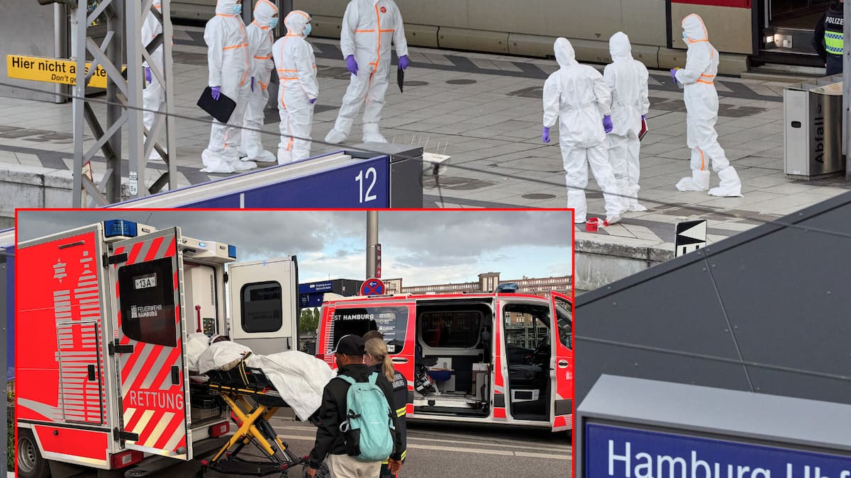 Hamburgo: policía alemana detuvo mujer que hirió con un cuchillo a doce personas