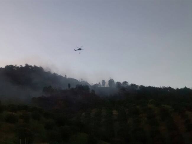 Declaran emergencia ambiental por incendios forestales en Medellín