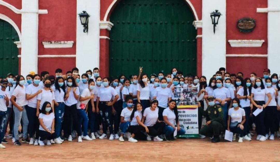La campaña es denominada “Mompox sin Drogas”, que tiene como objetivo educar y sensibilizar a los menores.