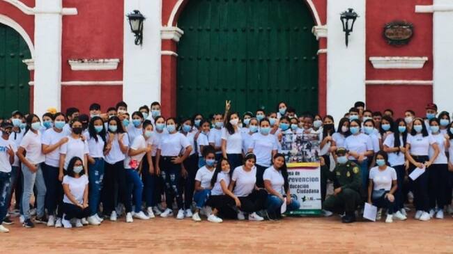 La campaña es denominada “Mompox sin Drogas”, que tiene como objetivo educar y sensibilizar a los menores.