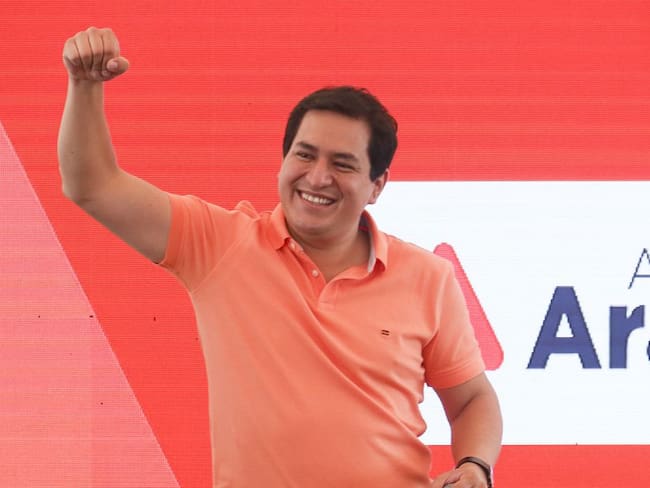 El candidato presidencial de Ecuador Andrés Arauz 