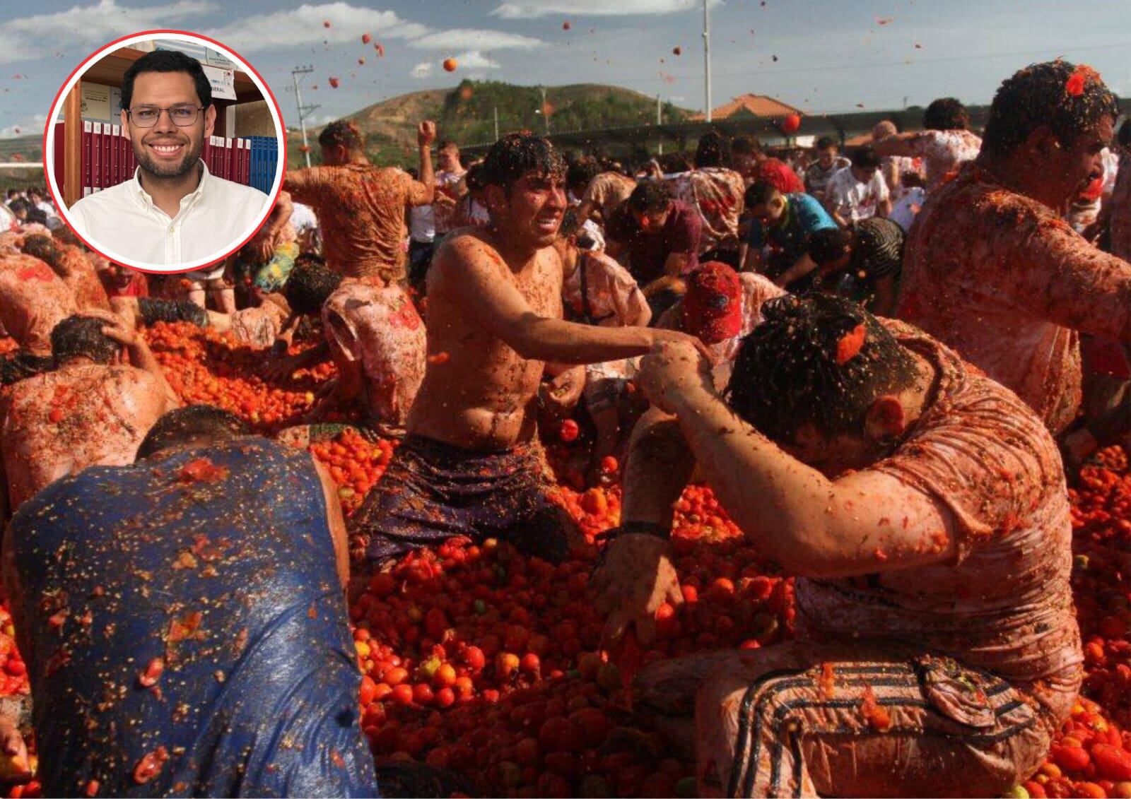 El alcalde de Sutamarchán, Boyacá, Miguel Andrés Rodríguez, invita a los turistas a disfrutar de la Gran Tomatina Colombiana y visitar toda la región.