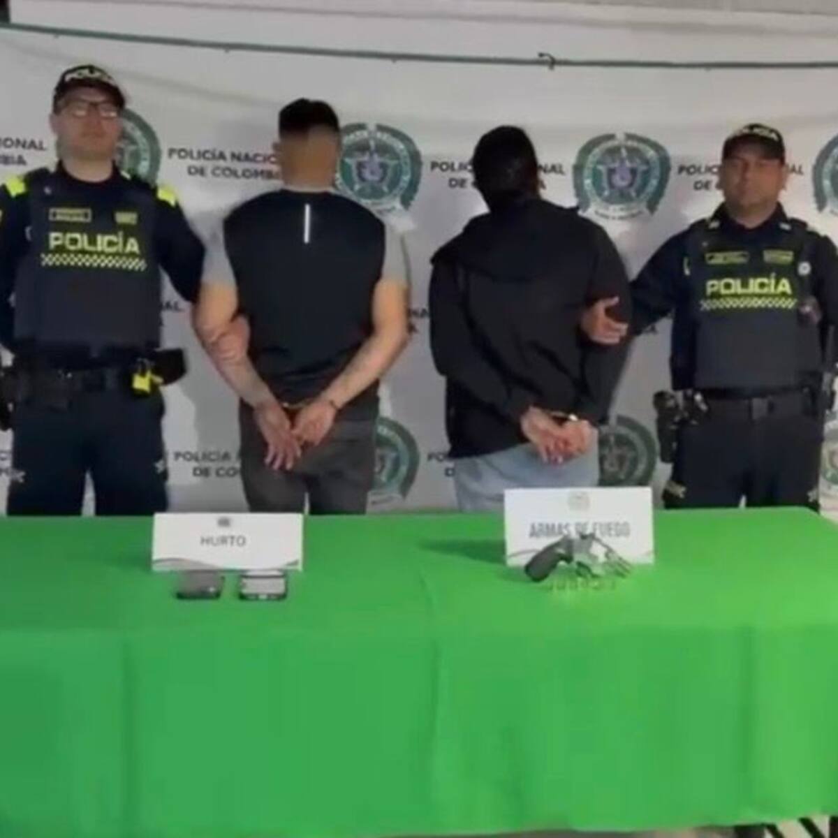 Dos mexicanos capturados y un vehículo recuperado en tiempo récord en Bogotá