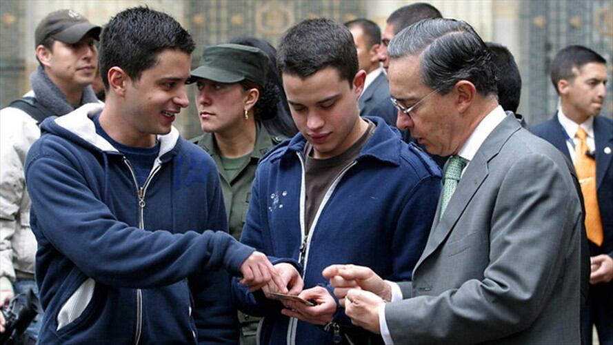 Tomás y Jerónimo Uribe. Foto: Colprensa