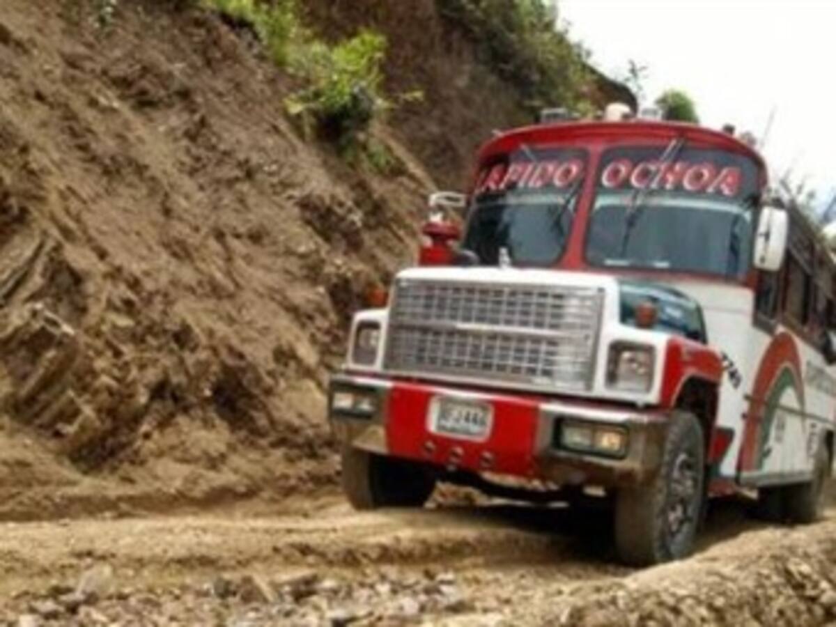 Suspendido transporte de pasajeros desde Pereira hasta Quibdó por amenazas de las Farc