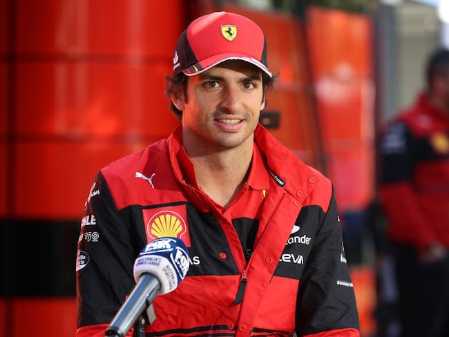 Carlos Sainz, piloto de la escudería Ferrari