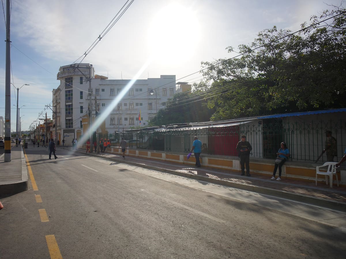 Centro Histórico de Cartagena renovado, Avenida Daniel Lemaitre nueva