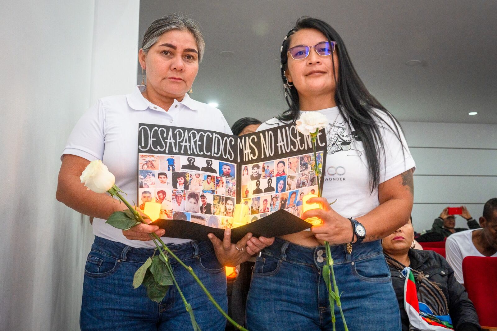Personas buscadoras en Colombia. Foto cortesía comunicaciones Unidad de Búsqueda