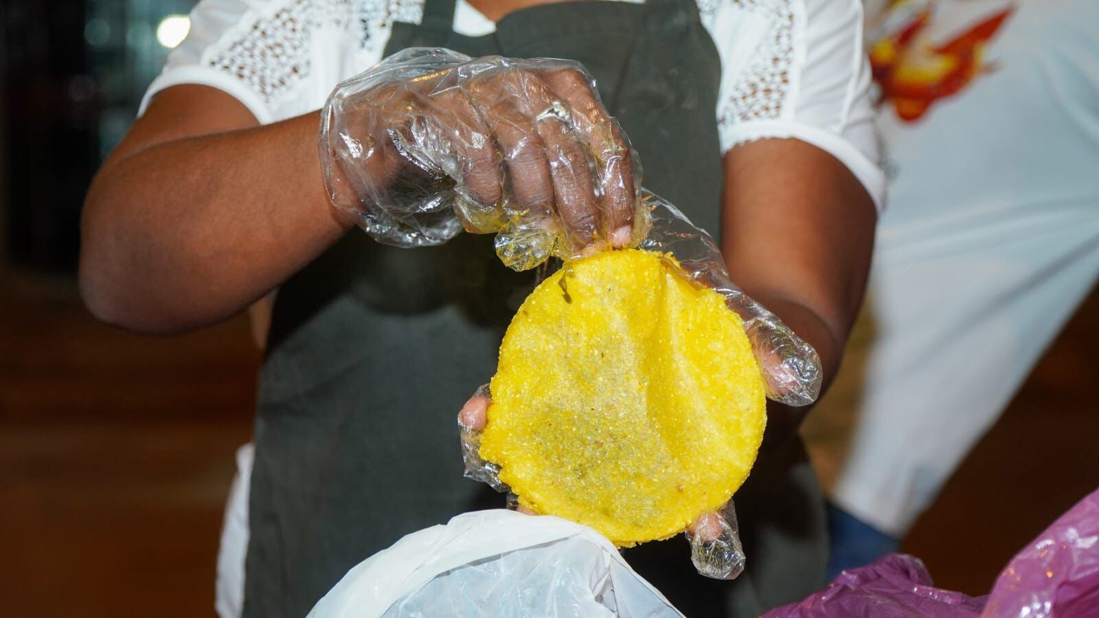 Festival del frito en el barrio Bicentenario
