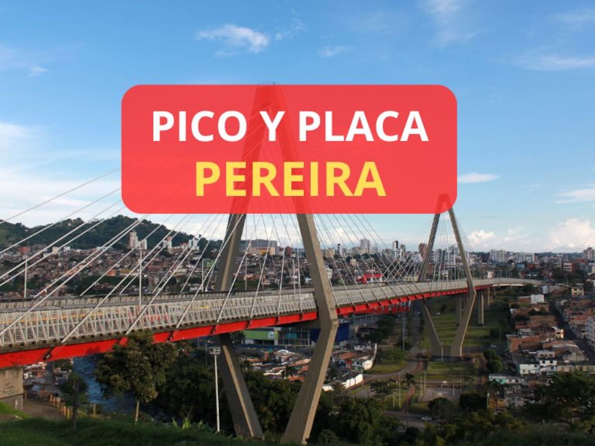 Pico y placa en Pereira el lunes 28 de abril al 2 de mayo: carros que no podrán transitar