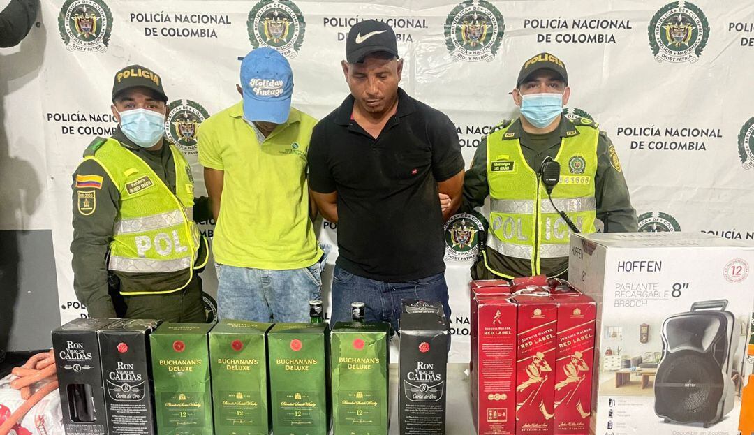 Los hombres capturados. 