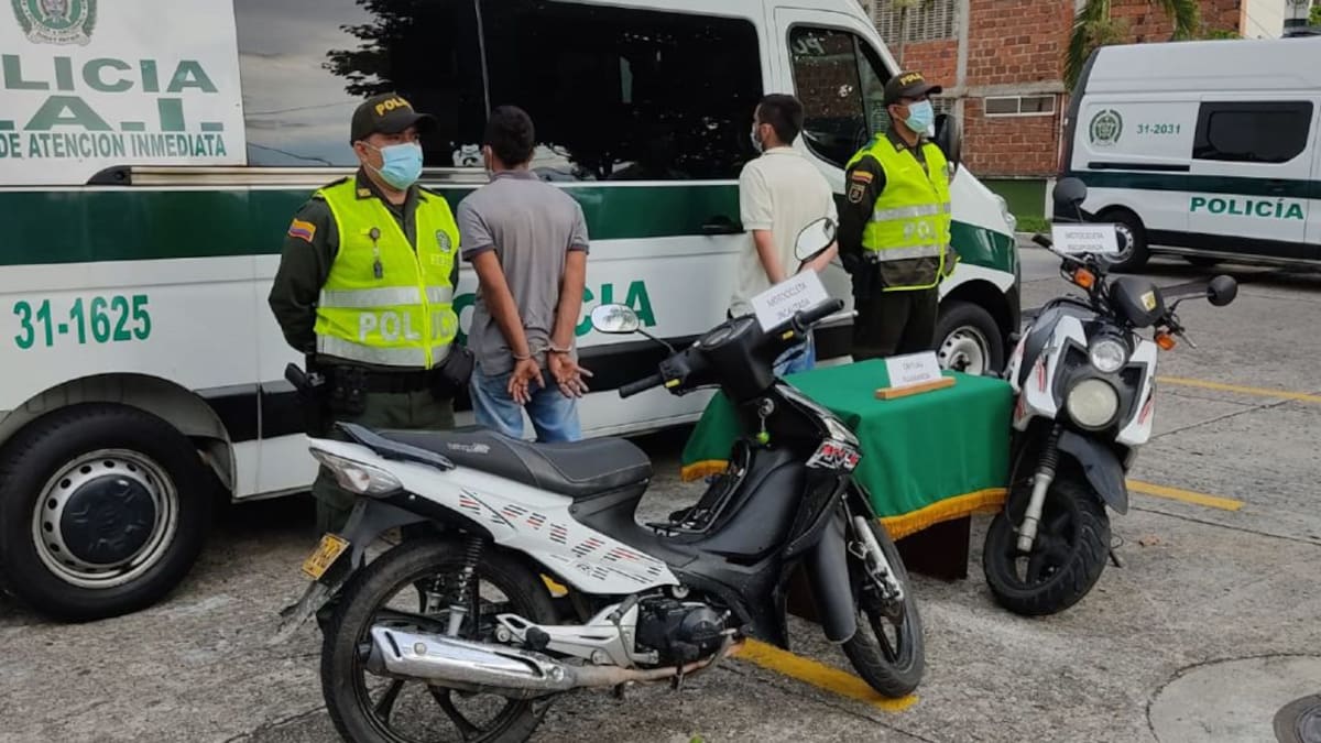 El 62% de los hurtos en Bucaramanga son en motocicleta