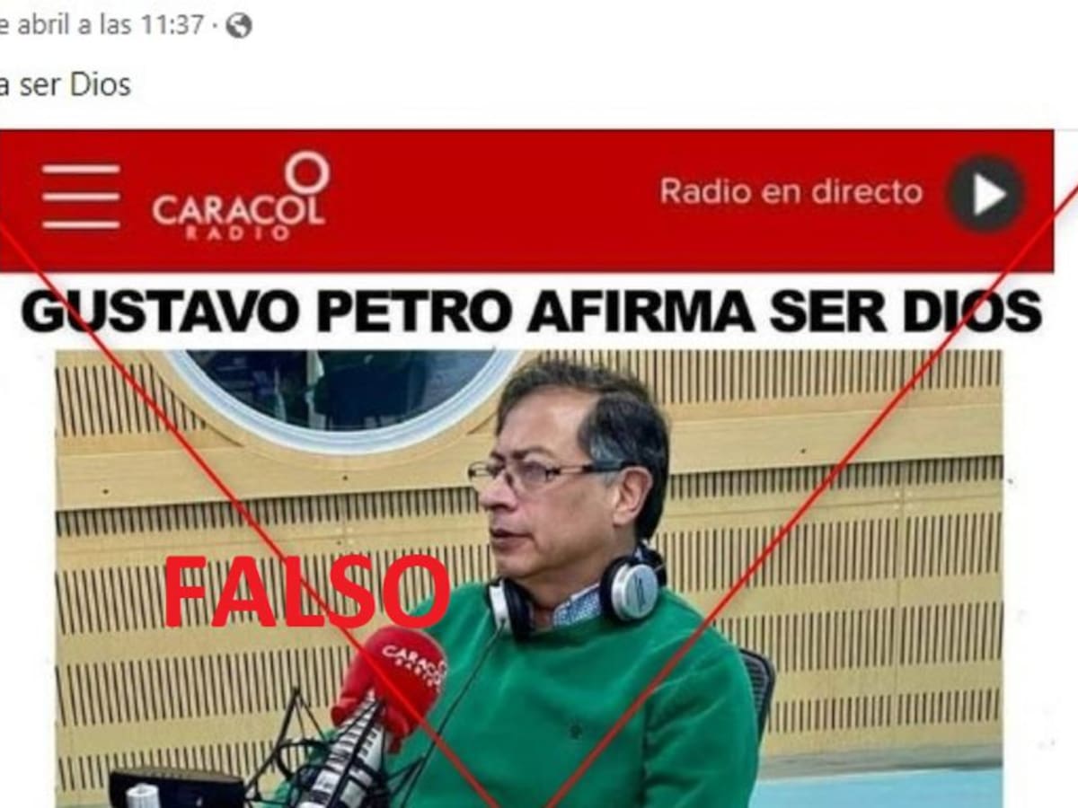 Caracol Radio no publicó que Gustavo Petro dijo ser Dios