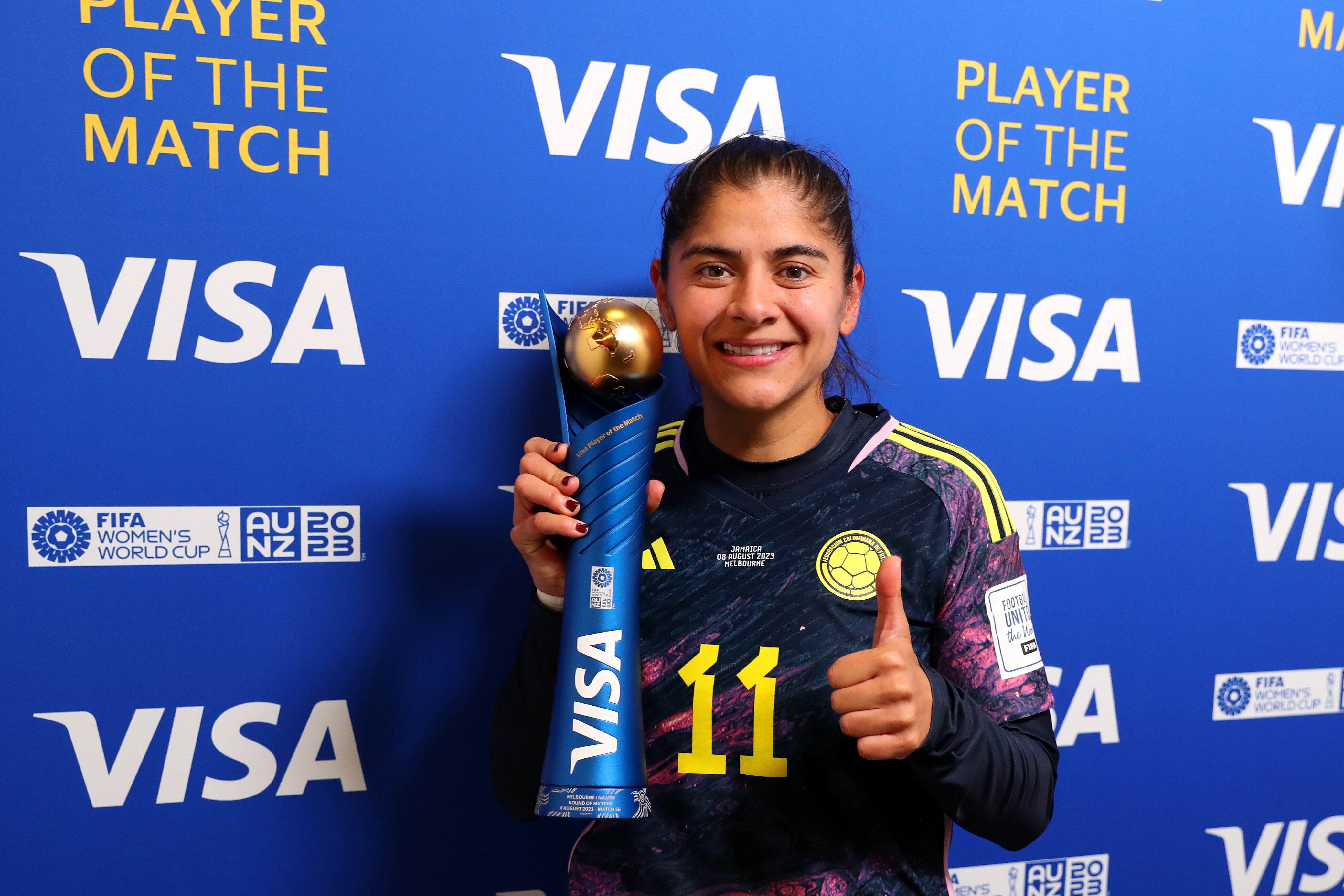 Catalina Usme fue elegida como mejor jugadora del partido ante Jamaica. (Photo by Mackenzie Sweetnam - FIFA/FIFA via Getty Images)