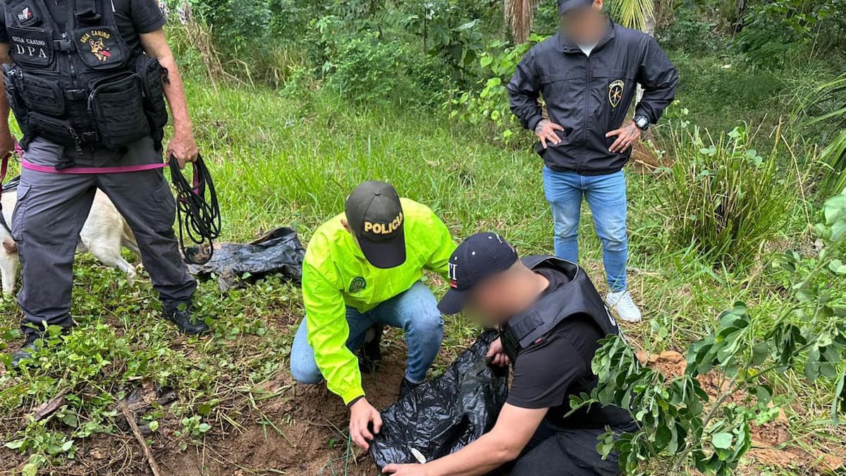Operación policial desarticula caleta de armas del Clan del Golfo en zona rural de Montería