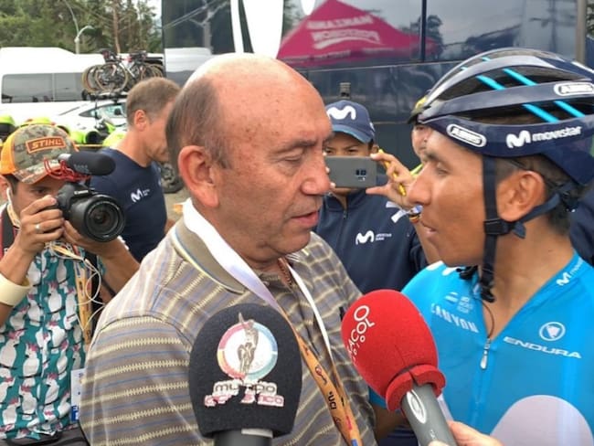 [Video] El encuentro de dos grandes del ciclismo colombiano