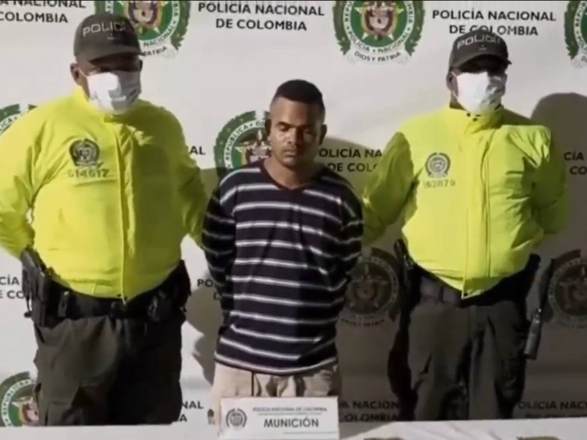 Capturan a presunto responsable del homicidio de policía en Carepa, Antioquia