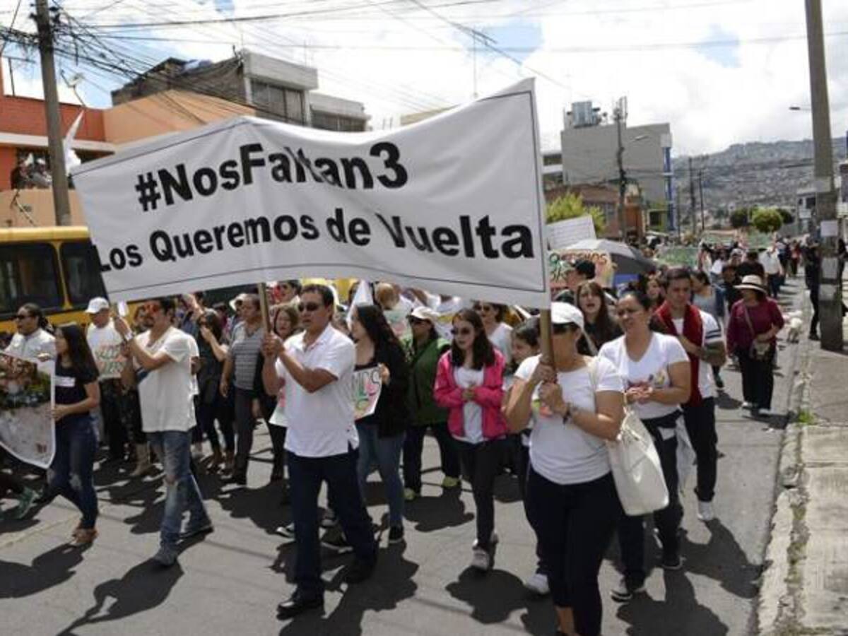 Periodistas ecuatorianos cumplen una semana secuestrados