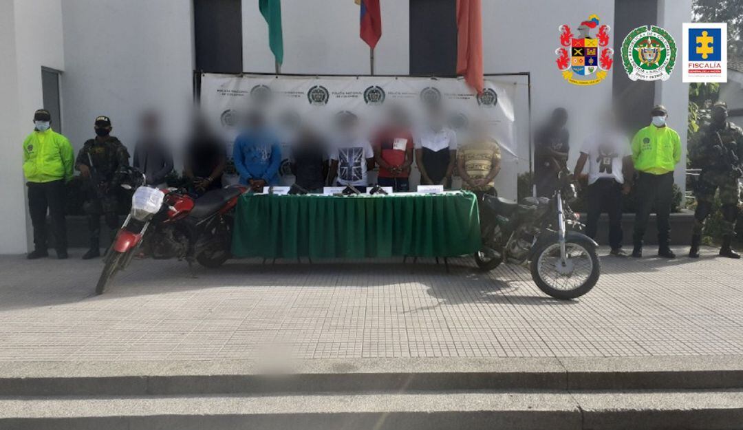 Los capturados son presuntos integrantes del “clan del golfo” que opera en esa zona de Antioquia