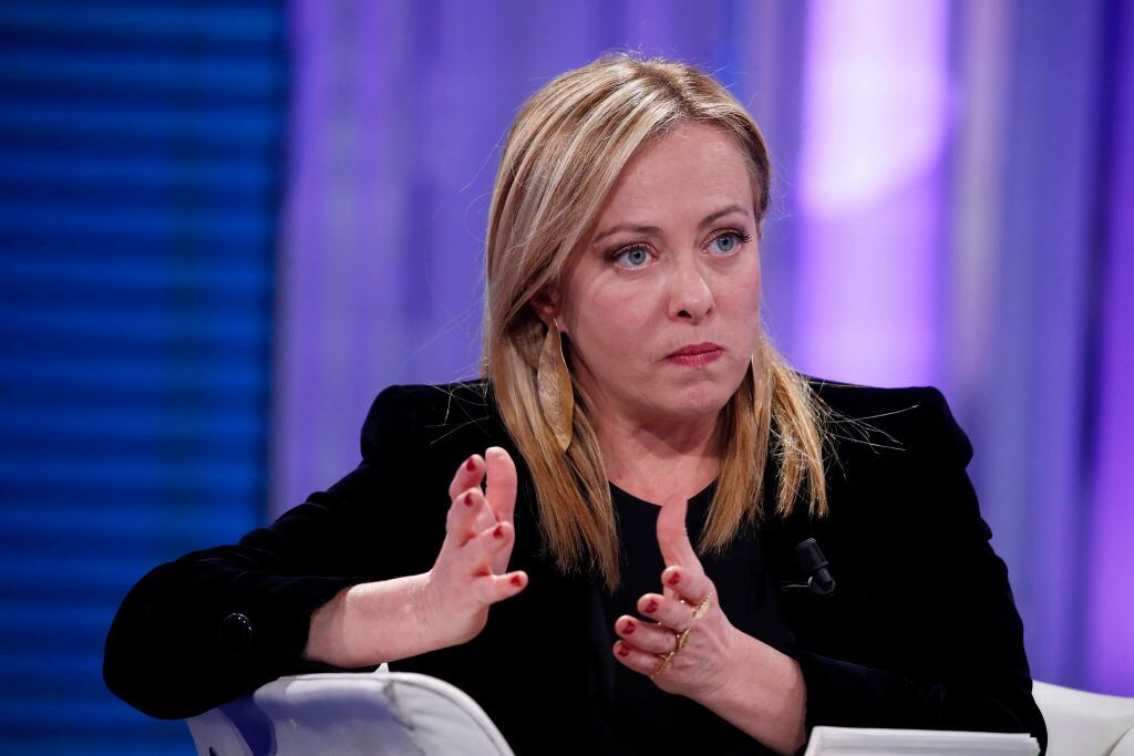 Giorgia Meloni, primer ministra de Italia. Foto: Massimo Di Vita/Archivio Massimo Di Vita/Mondadori Portfolio via Getty Images