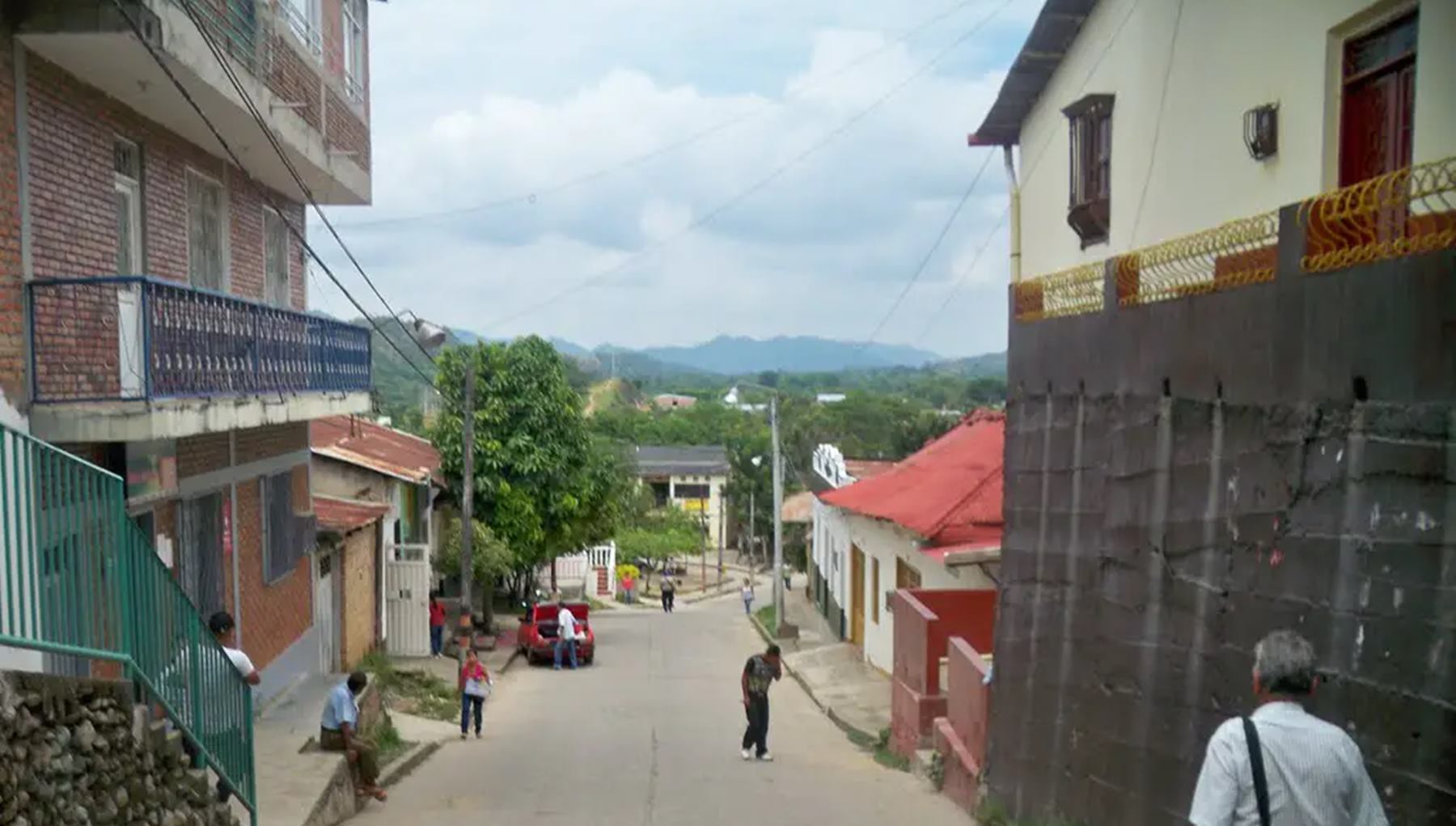 Calle del municipio de Ortega, Tolima