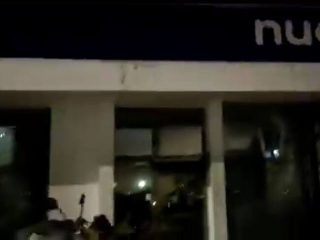 Sede de EPS vandalizada no está funcionando