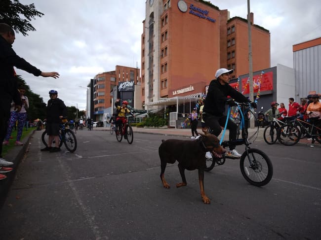 Ciclovía Carrera Séptima en Bogotá. Foto: IDRD.