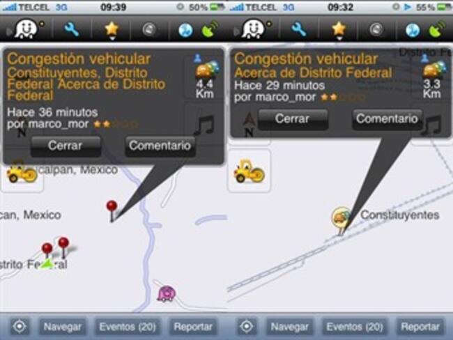GPS Waze, gratuito para BlackBerry, llega a Colombia