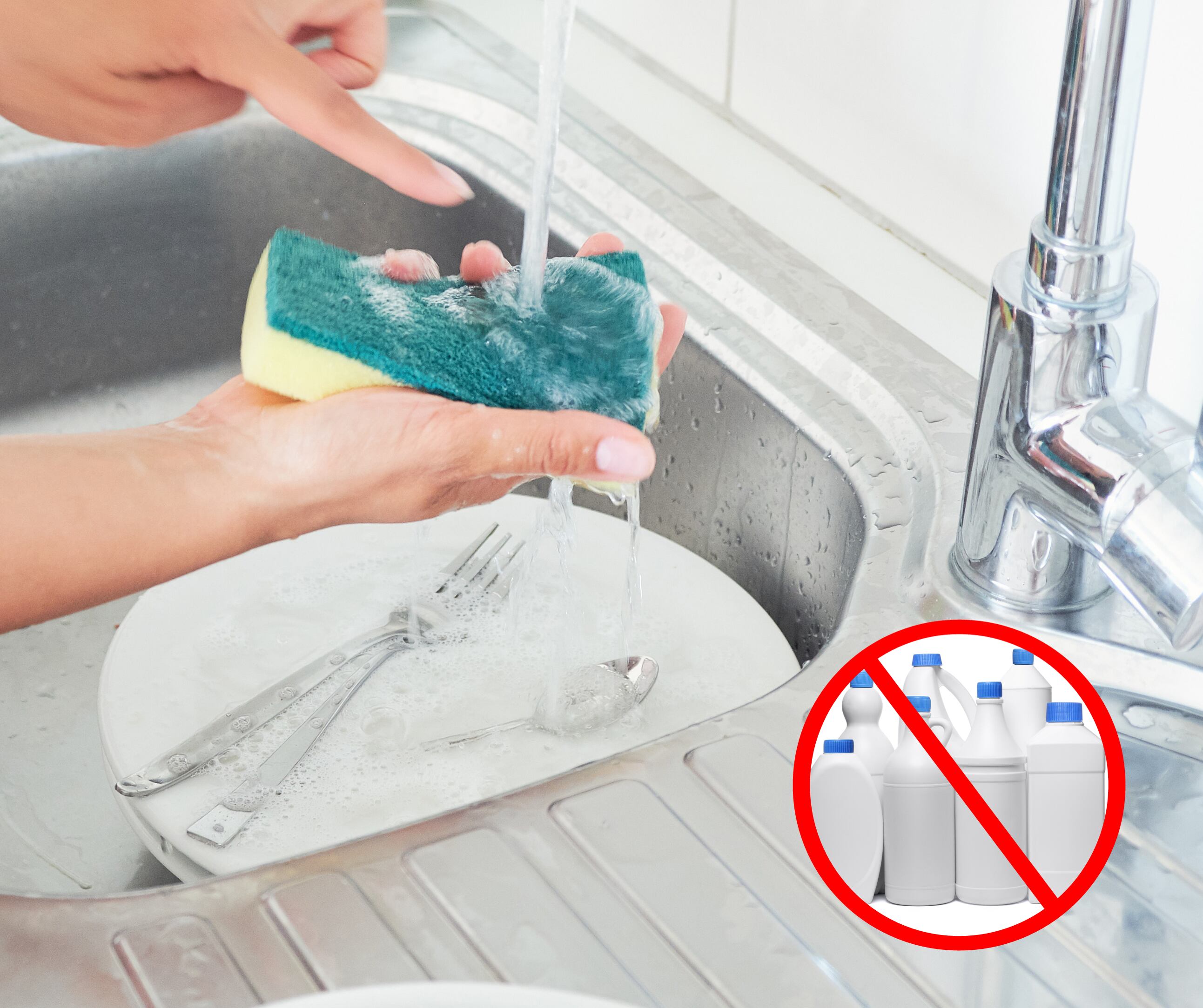 Por qué no debe lavar los platos con cloro - Getty Images
