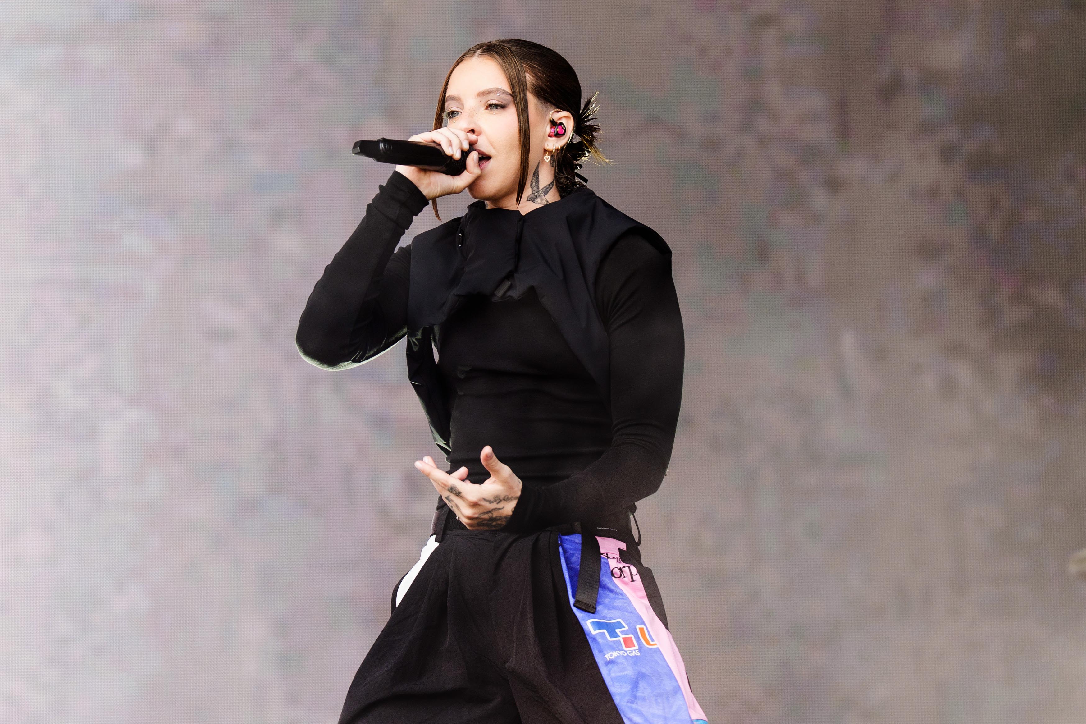 CHICAGO, ILLINOIS - AUGUST 02: Young Miko performs during 2025 Lollapalooza Festival at Grant Park on August 02, 2025 in Chicago, Illinois. (Photo by Erika Goldring/WireImage)