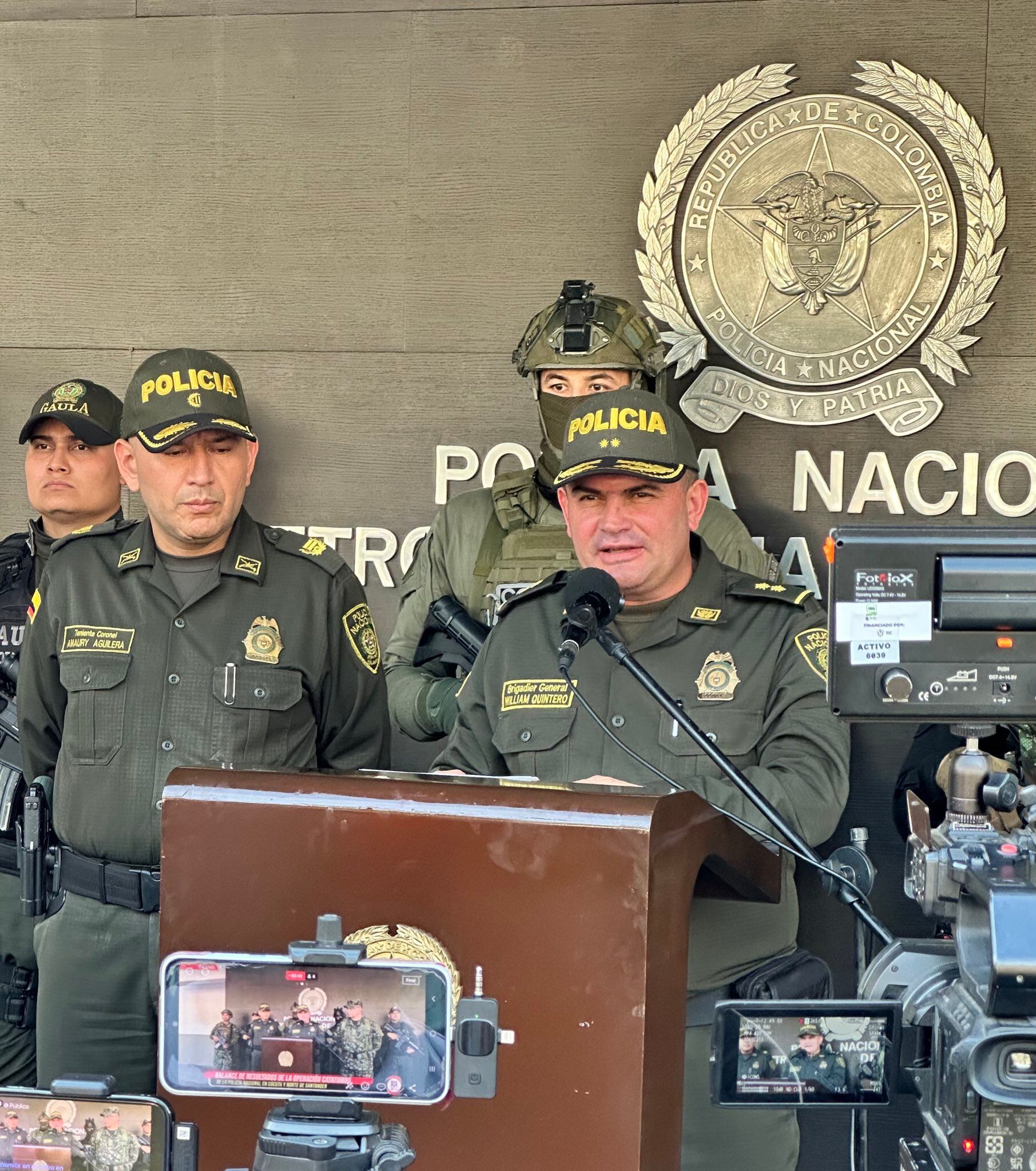 Comandante Policia Mecuc Gral William Quintero / Foto Mecuc