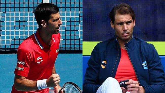 Novak Djokovic y Rafael Nadal