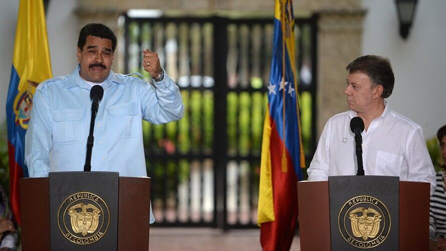 Nicolás Maduro aseguró que Juan Manuel Santos está tras atentado en su contra. Foto: Getty Images