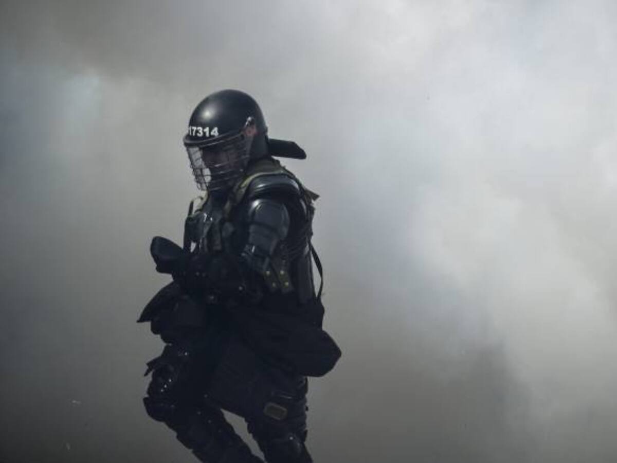 Enfrentamiento entre estudiantes de la Universidad Distrital y Policía