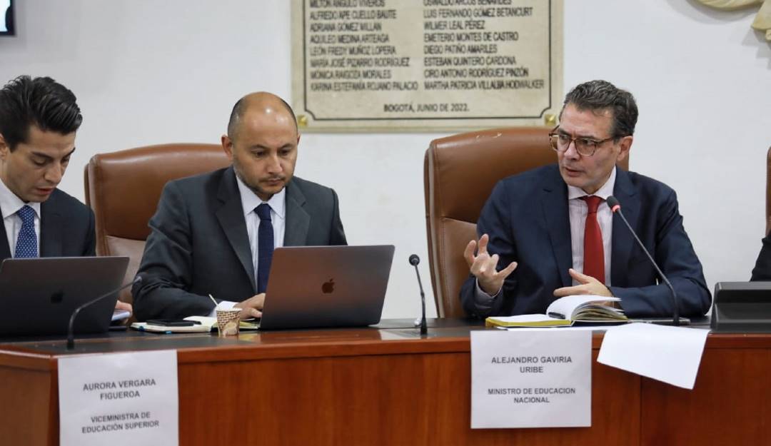 Ministro de educación, Alejandro Gaviria. Foto: MinEducación.