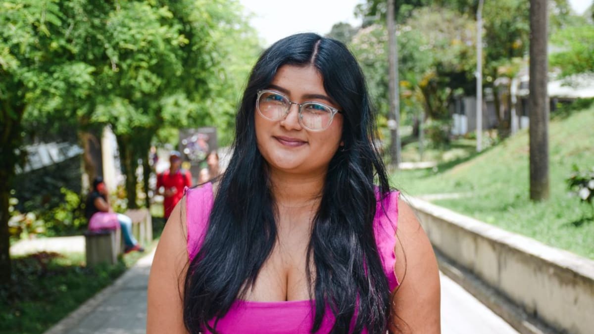 Laura Fernanda Cabrera, estudiante Uniquindío